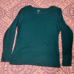 St. Johns Bay Long Sleeve green shirt